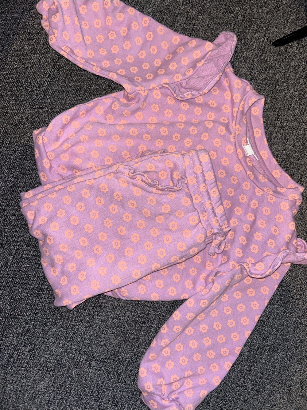 Cat & Jack Lavender and Peach Floral Top